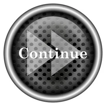 Continue icon 스톡 일러스트