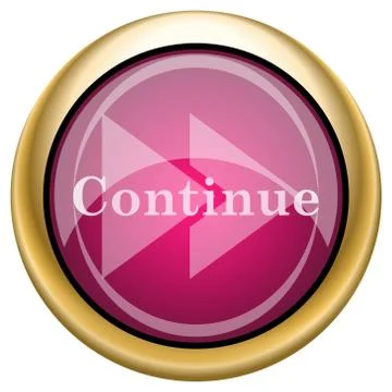 Continue icon Illustrazione stock