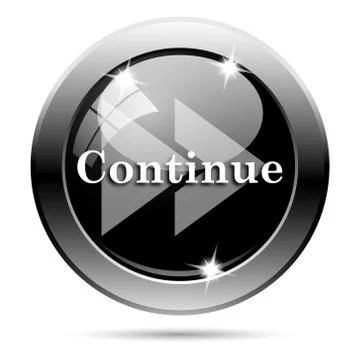 Continue icon 스톡 일러스트