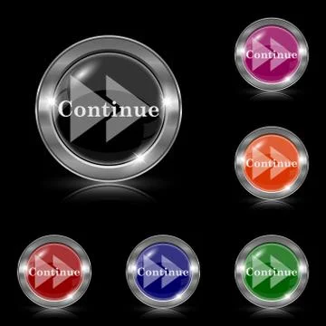 Continue icon イラスト素材