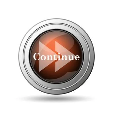 Continue icon 스톡 일러스트