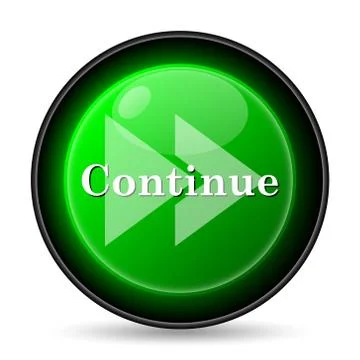  continue icon. internet button on white background.. Stock Illustration