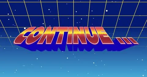 Continue... sign Stock Illustration