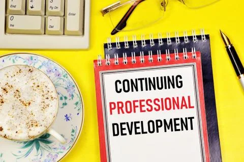 Continuing professional development. Stock-Fotos