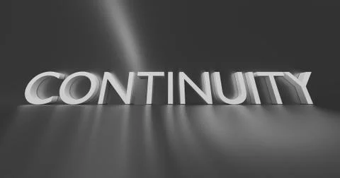 Continuity Word Stock-Illustration