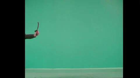 Continuous Blood Jet Burst Compositing Element On Green Screen Stock Footage 340215291