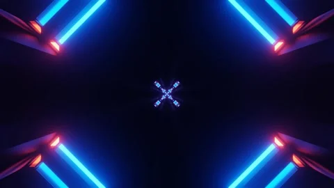 Continuous bright light ray shaft Stock Footage 160523254