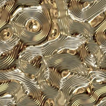 Continuous  bump   metal foil pattern Stock Illustration