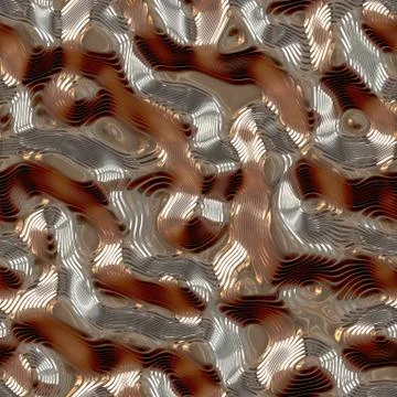 Continuous  bump   metal foil pattern Stock Illustration