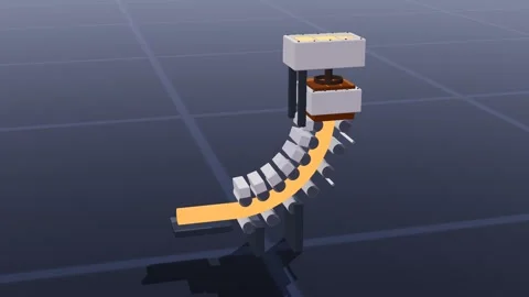 Continuous caster foundry 3d loop 3D animation seamless loop Stock Footage 341779741