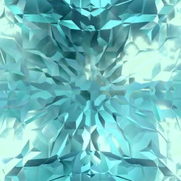 Continuous   crystal pattern 스톡 일러스트