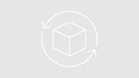 Continuous delivery white line animation Stock Footage 346718926