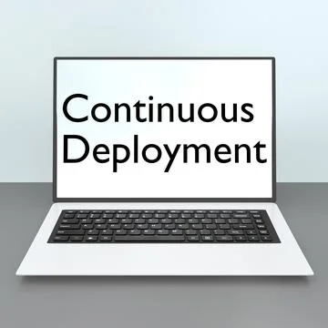 Continuous Deploymen concept 스톡 일러스트