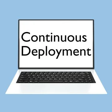 Continuous Deploymen concept 스톡 일러스트