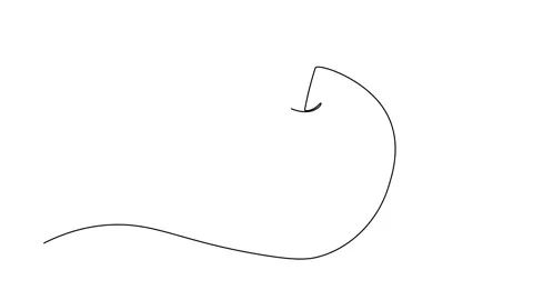 Continuous drawing of an apple with one line. Stock Footage 244521877