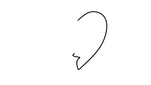 Continuous drawing line art of broken heart with black line and white backgro Stock Footage 169521132