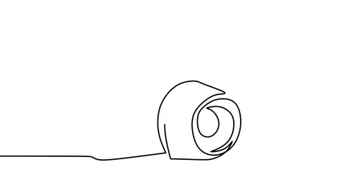 Continuous drawing line art of camera with black line and white background. O Stock Footage 169524678