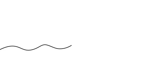 Continuous drawing line art of love symbol with black line and white backgrou Stock Footage 169520752
