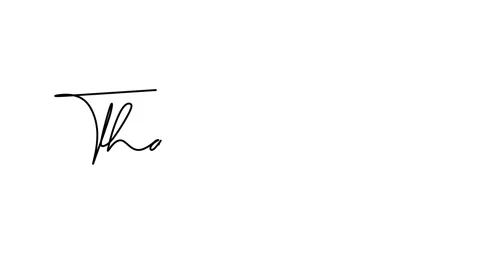 Continuous drawing line art of thank you word with black line and white backg Stock Footage 169522223
