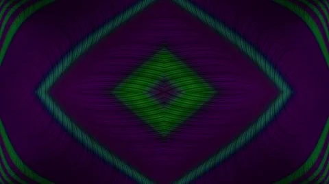 Continuous Fractal Loop: Heart Chakra Stock Footage 43351934