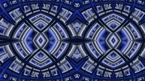 Continuous Fractal Loop: Owl Eyes Stock Footage 43351525