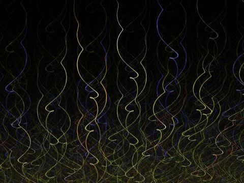 The continuous growth. Spiral wire composition 스톡 일러스트