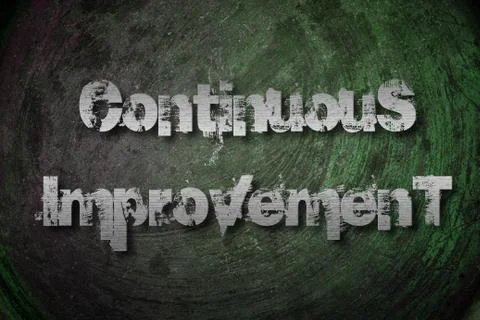 Continuous improvement concept Stock Illustration