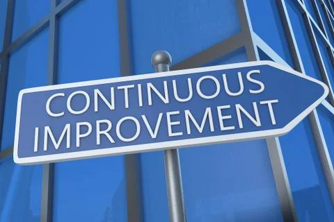 Continuous Improvement Stock Illustration
