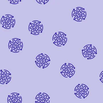 Continuous integration software line vector seamless pattern イラスト素材