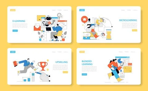 Continuous Learning concept. Vector illustration. Stock Illustration