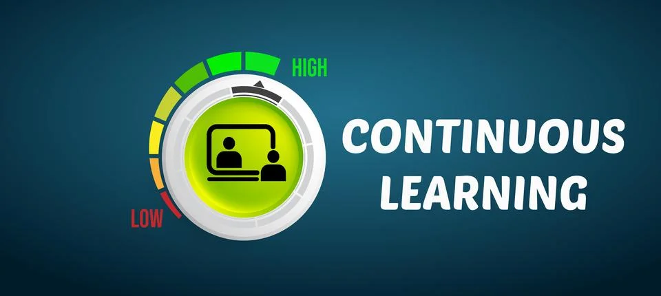 CONTINUOUS LEARNING Stock Illustration