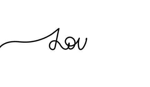 Continuous line art love text Stock Footage 171217899