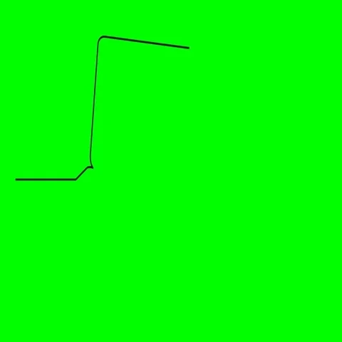 Continuous line drawing of laptop computer green background Stock Footage 69404218