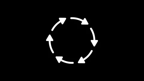 Continuous loop icon video animation video Stock Footage 330457316