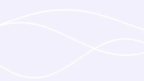 Continuous looping line flows across light gray background Stock Footage 329009483