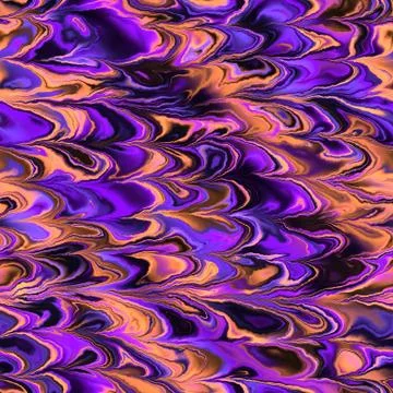 Continuous  marbling paper pattern Stock Illustration