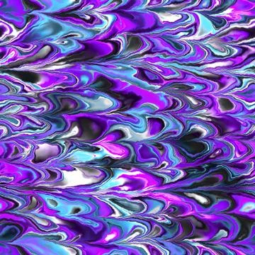 Continuous  marbling paper pattern Stock Illustration