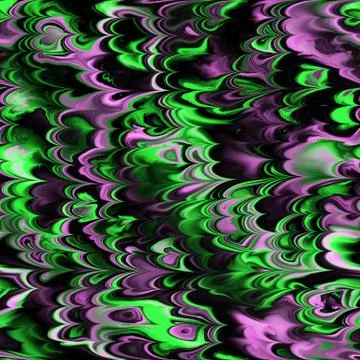 Continuous  marbling paper pattern Stock Illustration