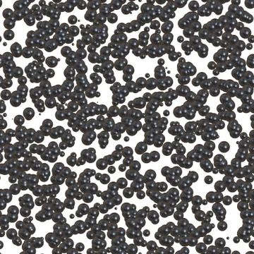 Continuous molecular pattern Stock Illustration