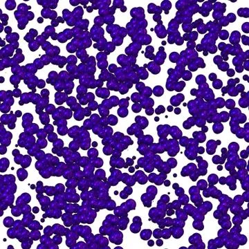Continuous molecular pattern Stock Illustration