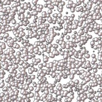 Continuous molecular pattern Stock Illustration