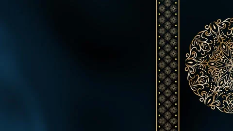 Continuous Motion Loop Mystic Eye Mandala Ramadan Background Stock Footage 327720379