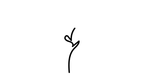 Continuous one line drawing. Flying bird logo. Black and white flower Stock-Footage 170516738