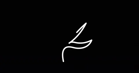 Continuous one line drawing. Flying bird logo. Black and white flower Stock-Footage 170517460