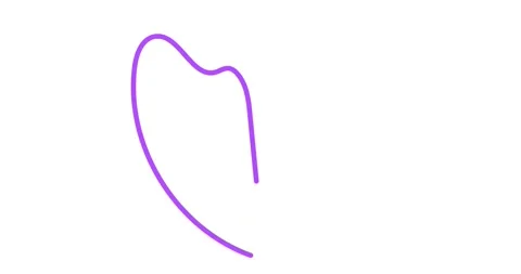 Continuous one line drawing. Flying bird logo. Black and white flower Stock Footage 170518504