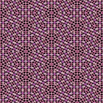 Continuous pattern  of   beadwork Stock Illustration