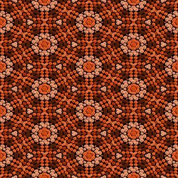 Continuous pattern  of   beadwork 스톡 일러스트
