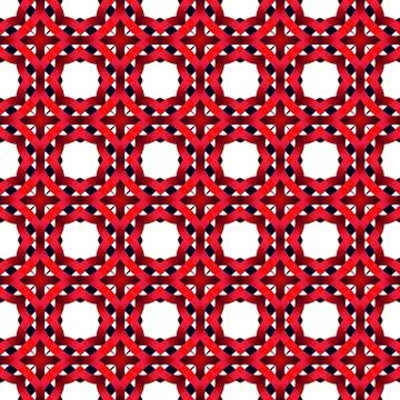 Continuous pattern  with Celtic weaving Stock Illustration