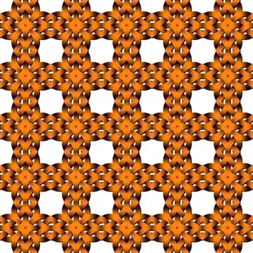 Continuous pattern  with Celtic weaving Stock Illustration