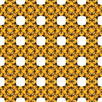 Continuous pattern  with Celtic weaving イラスト素材